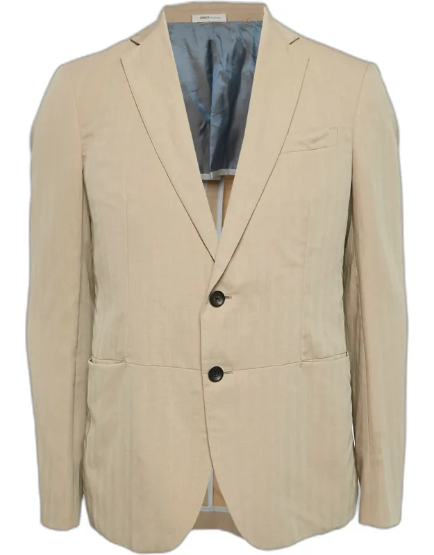 Wool Blend Single Breasted Blazer
