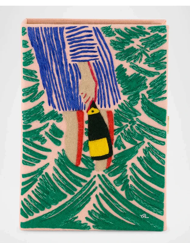 Bring Out The Champagne Book Clutch Bag