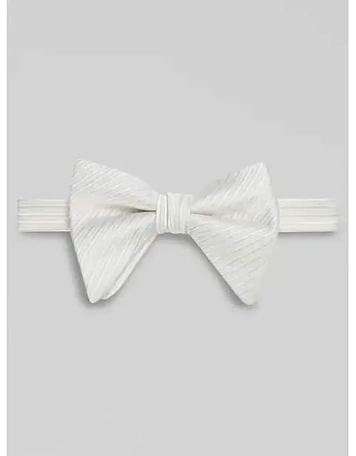 Stripe Teardrop Bow Tie