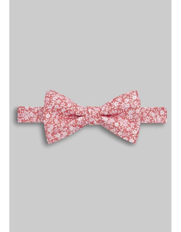 Small Floral Pre-tied Bow Tie