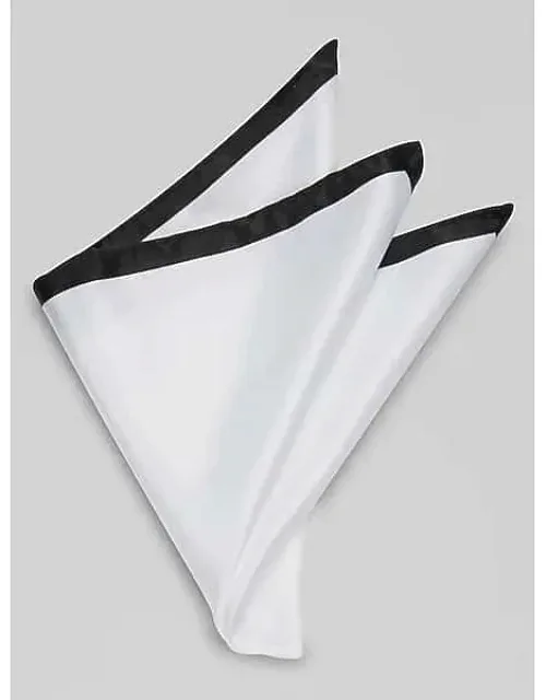 Two-tone Bordered Pocket Square