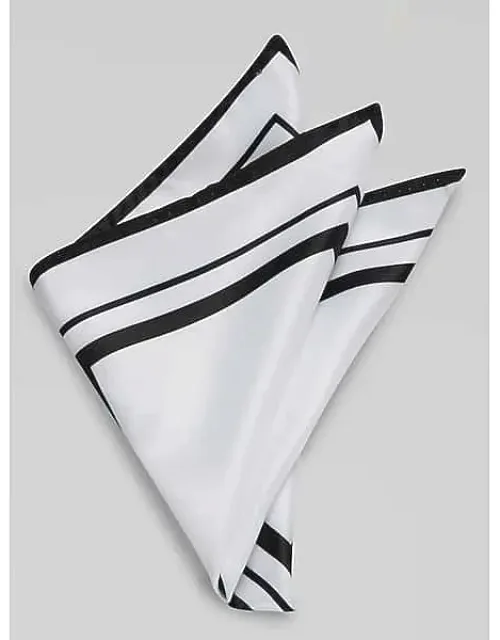 Two-tone Frame Border Pocket Square