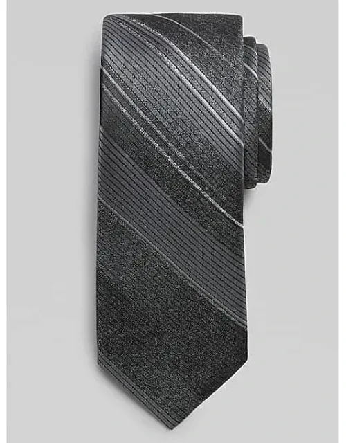 Narrow Degrade Tonal Stripe Tie