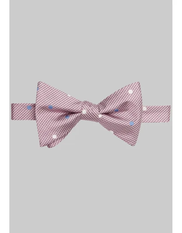 Houndstooth & Dot Pre-tied Bow Tie