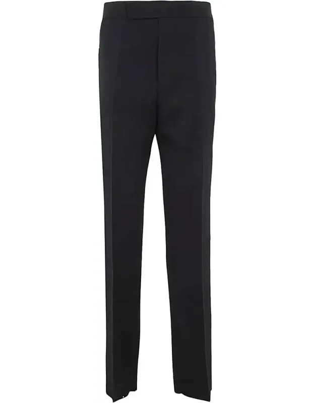 Wool Trousers With Sideband Detail