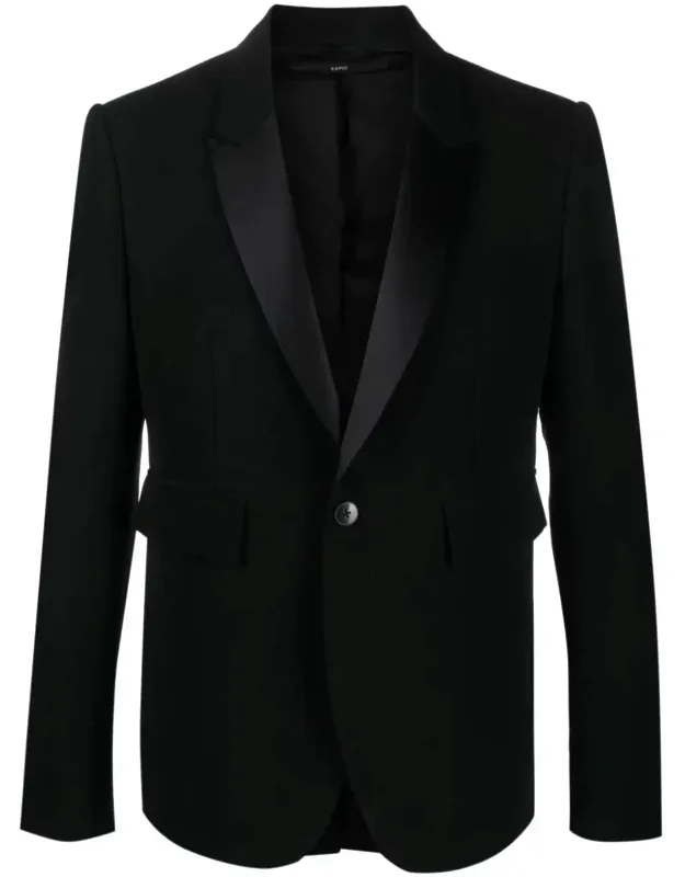 Single-breasted Cotton-wool Blazer