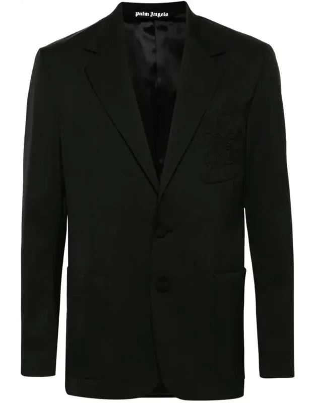 Single-breasted Twill Blazer