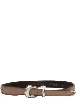 Belt With Hand-worked Inserts