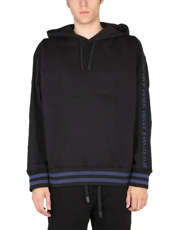 Hoodie With Drawstring Rib