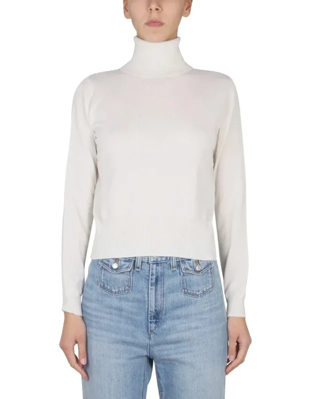 Ballantyne Cashmere Turtleneck With High Neck And Slim Fit