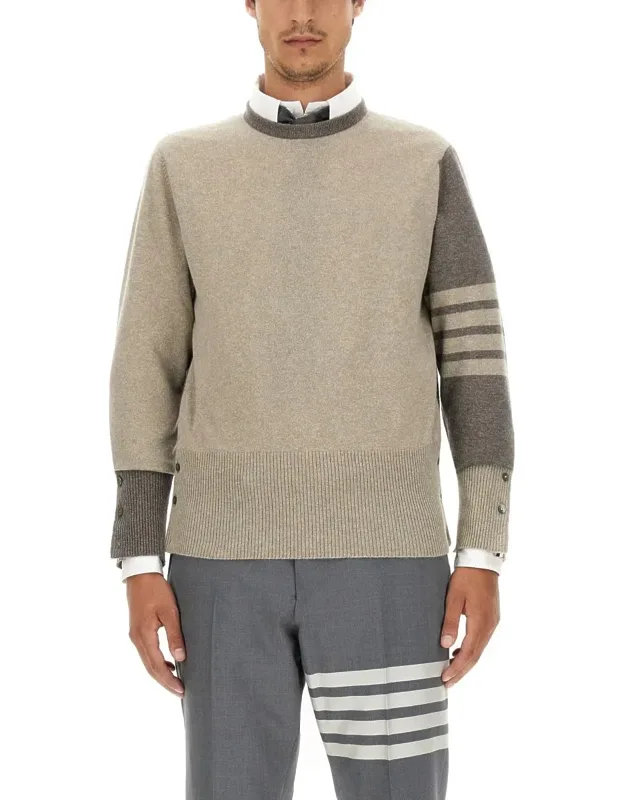 Thom Browne 4bar Shirt Slim Fit 100% Cashmere