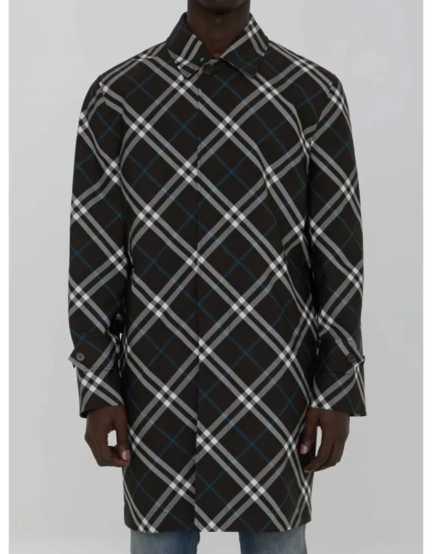 Check Medium Trench Coat