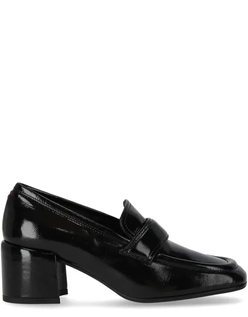 Glazed Heeled Loafers