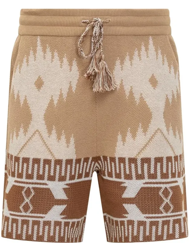 Bermuda Shorts With Icon Piquet Pattern