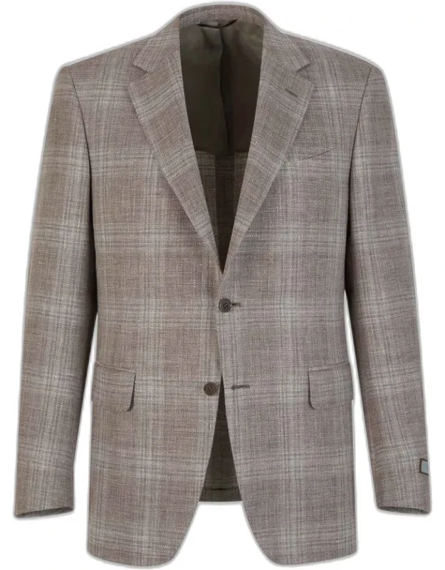 Checked Motif Blazer