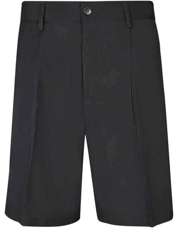 _costumein Shorts With Pleated Design And Side Pockets_