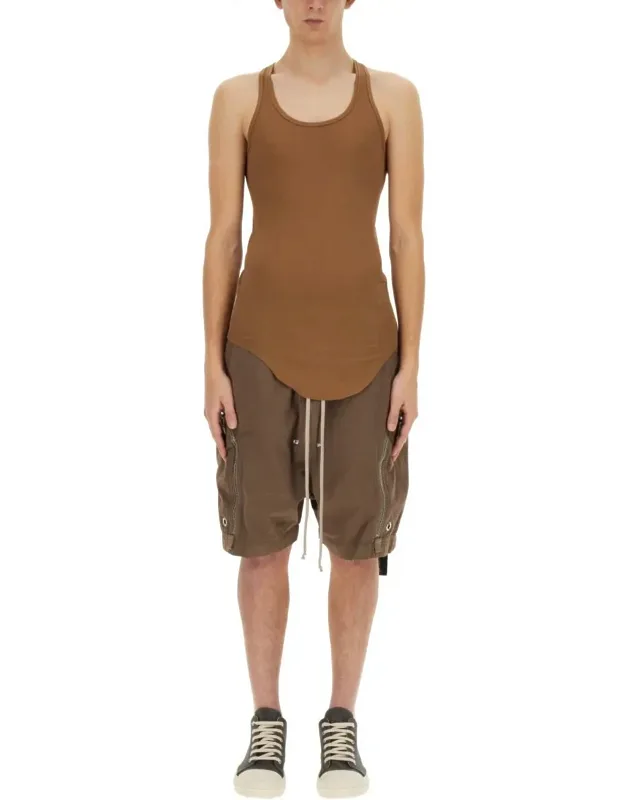 Rick Owens Drkshdw Cotton Tank Top - Slim Fit, 100% Cotton