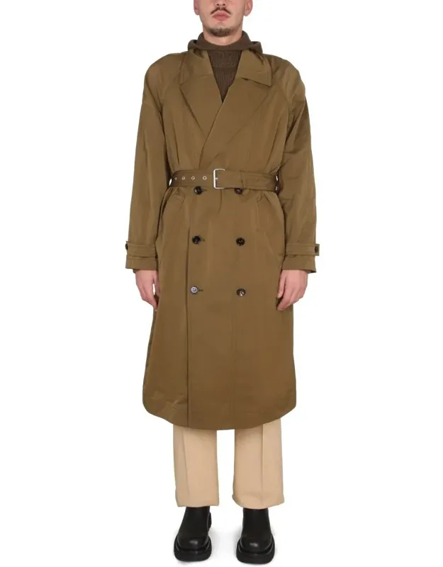 Nylon Folding Trench Coat