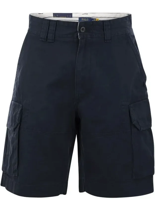 Classic Fit Twill Cargo Shorts