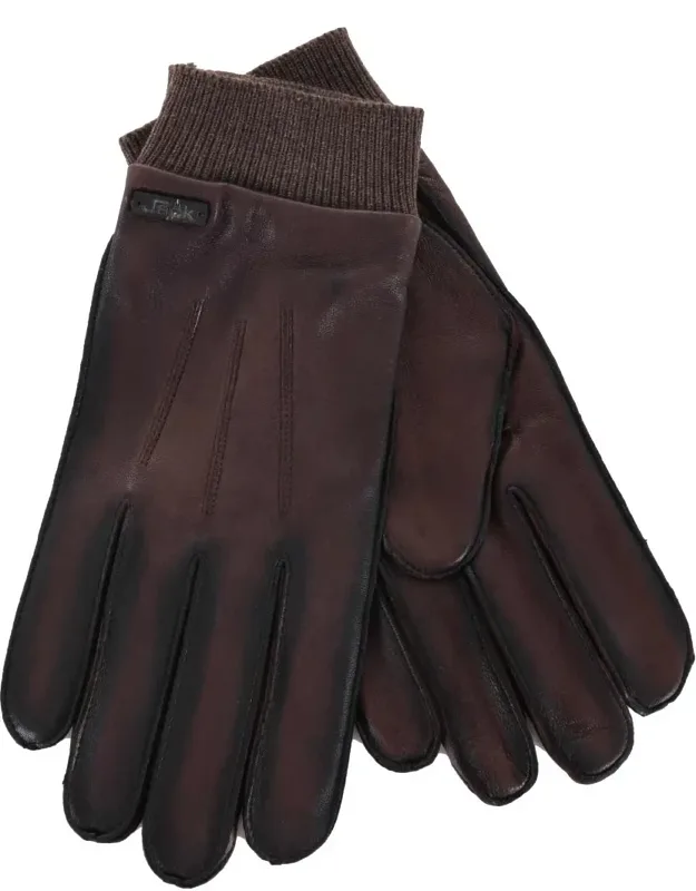 Gloves With Soft Mesh Interior And Bone Logo