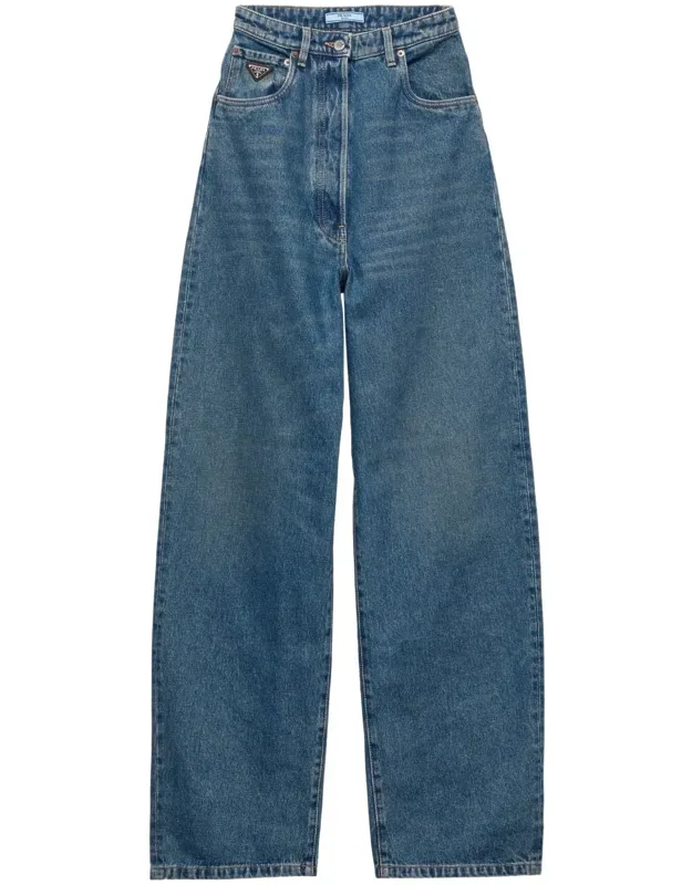 Wide-leg Jeans High-rise