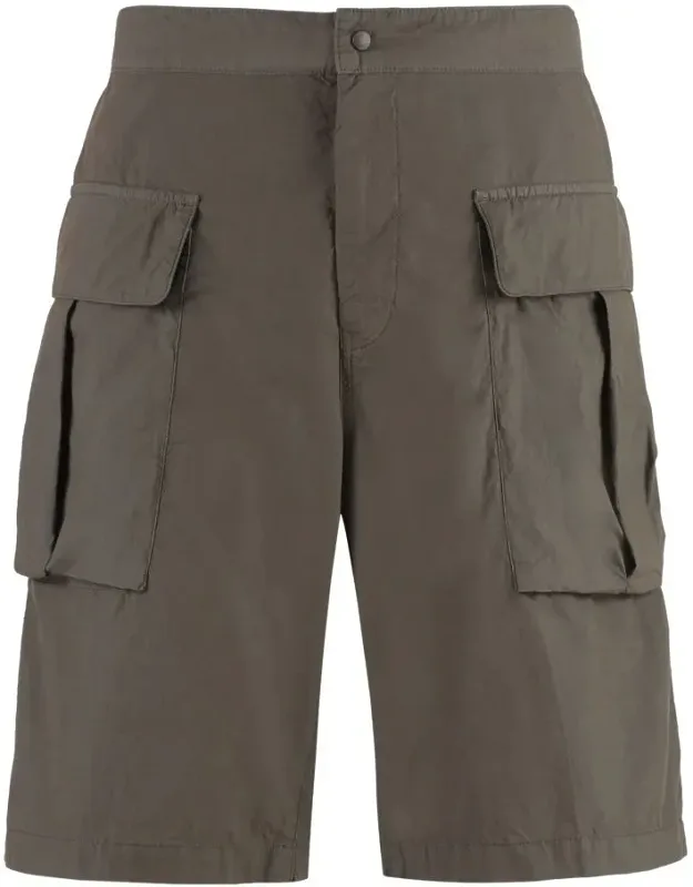 Cotton Cargo Bermuda Shorts