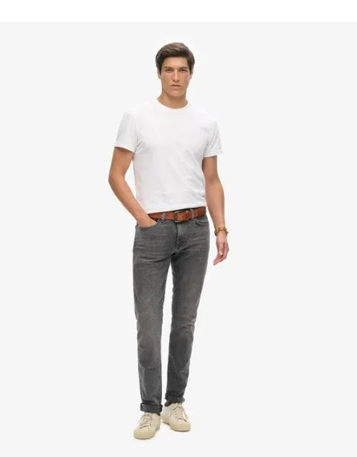 Superdry Vintage Slim Jeans With Distressed Detailing And Organic Cotton