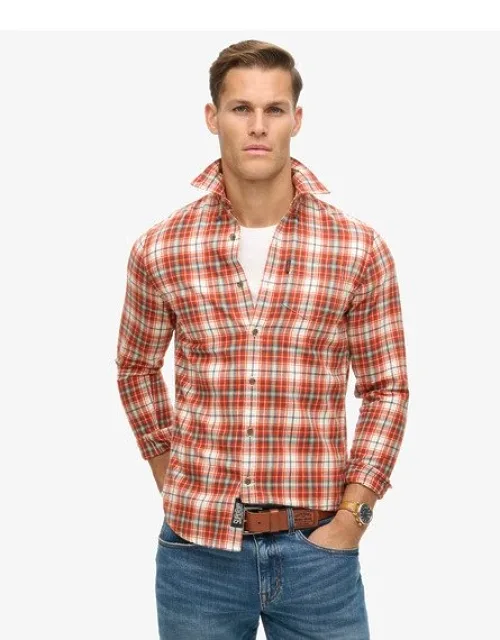 Superdry Organic Cotton Vintage Check Shirt - Button-down Collar, Relaxed Fit