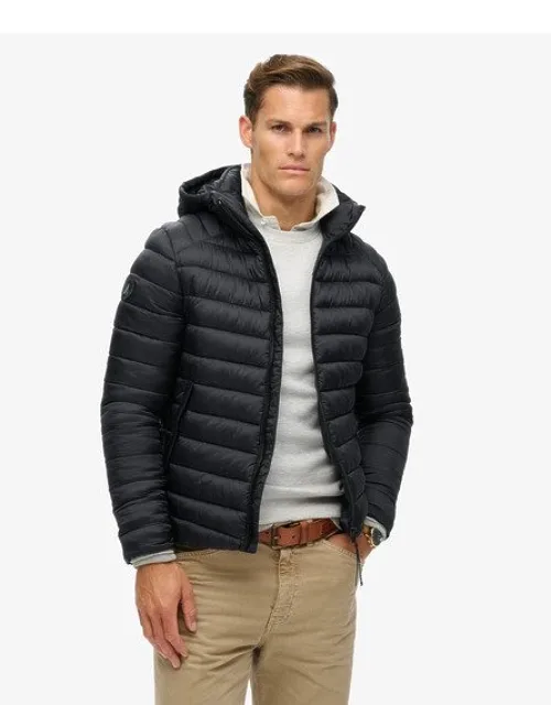 Superdry Hooded Fuji Sport Padded Jacket With Lined Hood And Zip Fastening