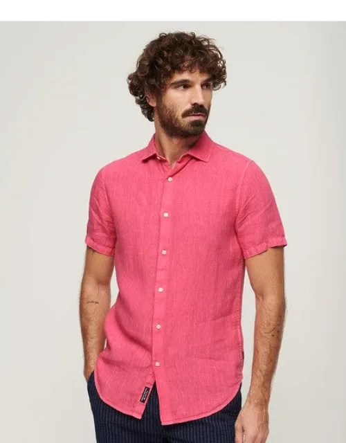 Superdry Studios Casual Linen Shirt / New House Slim Fit, Linen Fabric