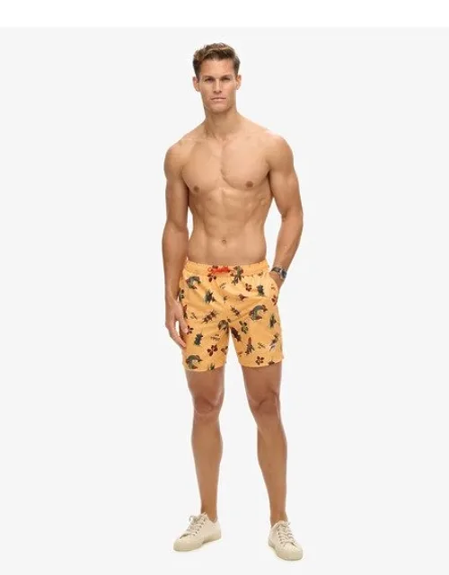 Recycled Hawaiian Print Swim Shorts