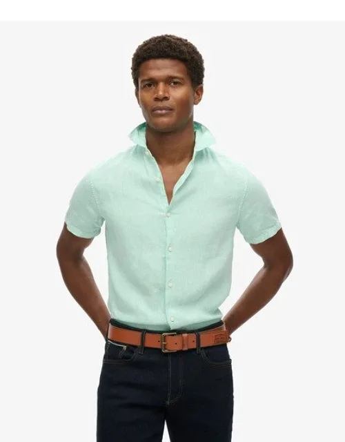 Slim Fit Casual Linen Shirt