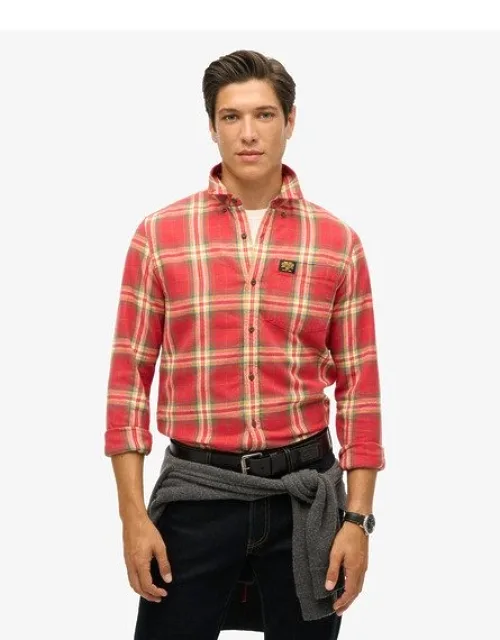 Lumberjack Shirt Drayton Check - Brushed Cotton Twill, Button-down Collar