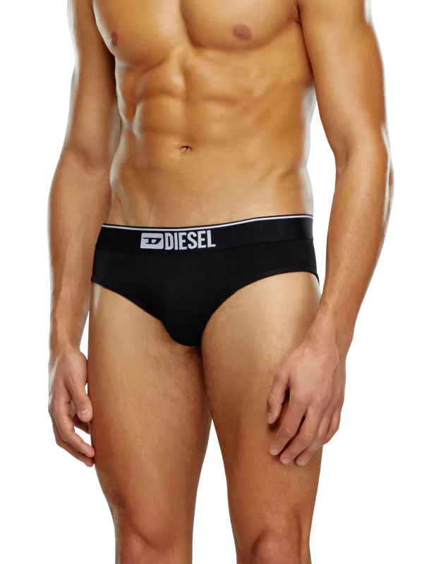 Three-pack Of Plain Logo Briefs