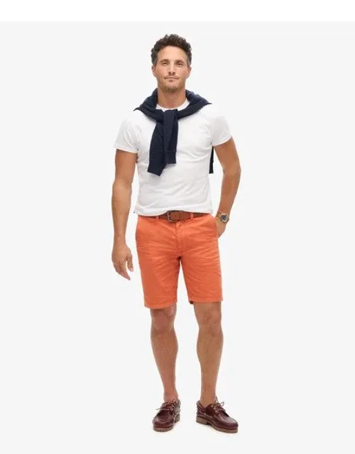 Superdry Vintage International Shorts - Slim Fit, Zip And Button Fastening