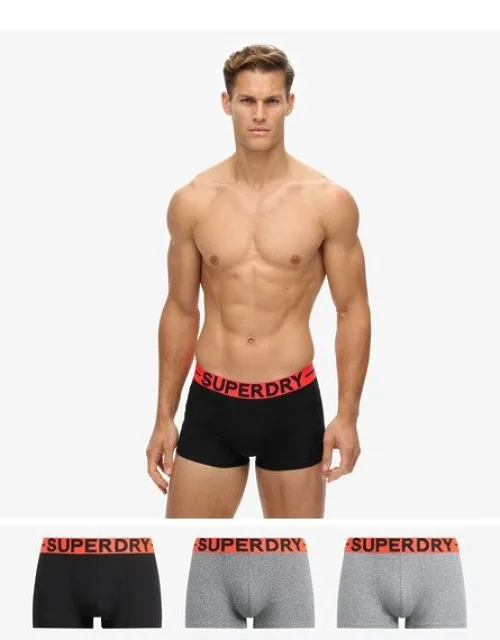 Superdry Trunk Triple Pack With Elasticated Waistband And Soft Jersey Fabric