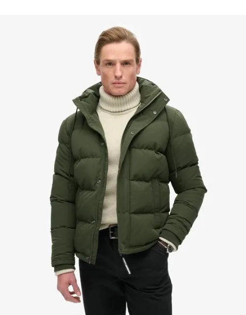 Superdry Everest Short Hooded Puffer Jacket With Reliable Jacket And Hooded Design