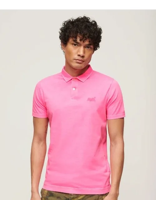 Essential Logo Neon Jersey Polo Shirt