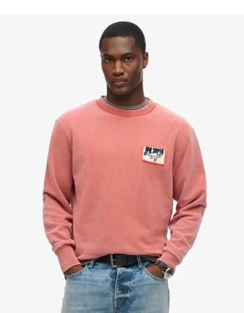 Mechanic Loose Fit Crew Sweatshirt