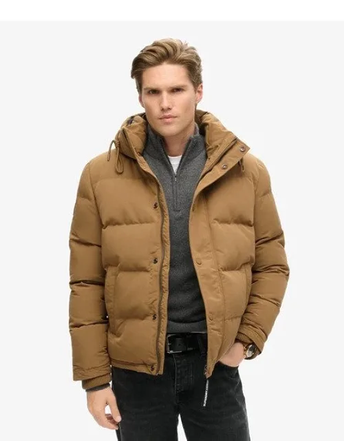Superdry Everest Short Hooded Puffer Jacket With Hooded Design And Padded Hood