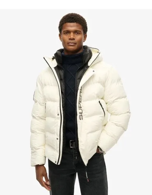 Hooded City Graphic Puffer Jacket