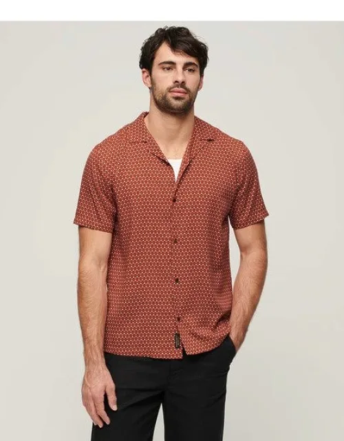 Short Sleeve Revere 70s Shirt