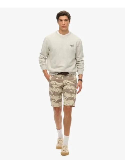 Superdry Core Cargo Shorts With Zip And Button Fly Fastening And Two Open Front Pockets