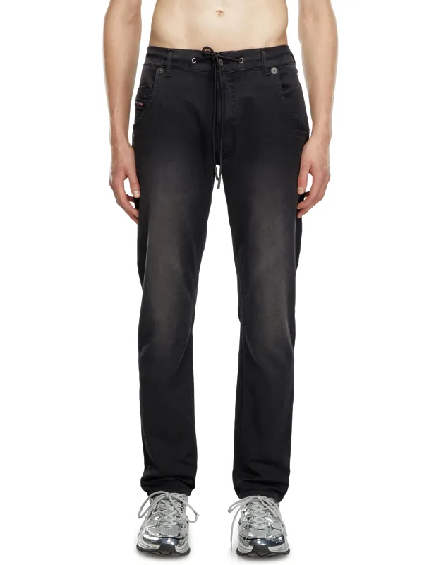 Diesel - Regular 2030 D-krooley Joggjeans - Jeans - Black