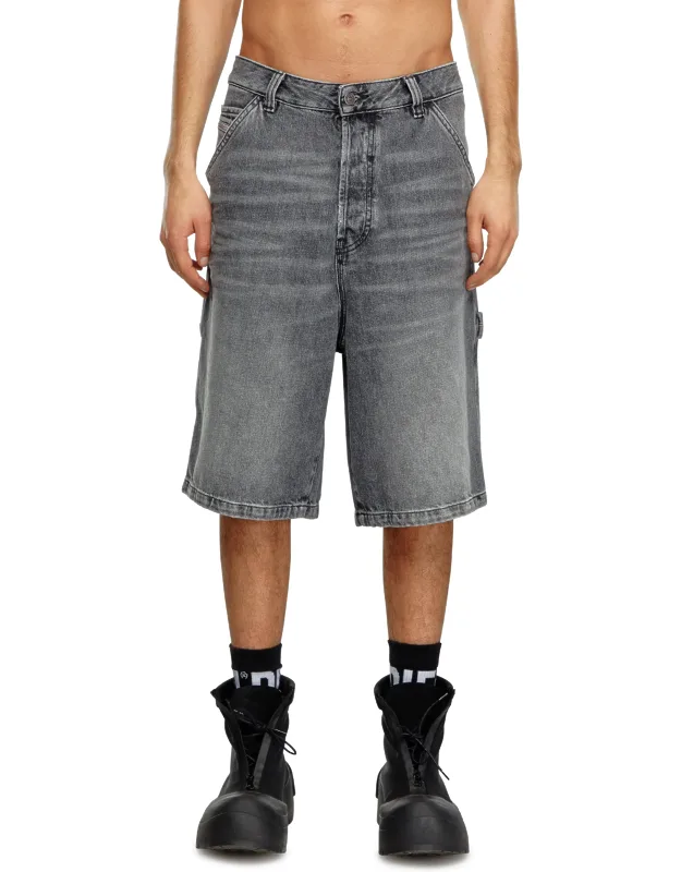 Hemp Denim Utility Shorts