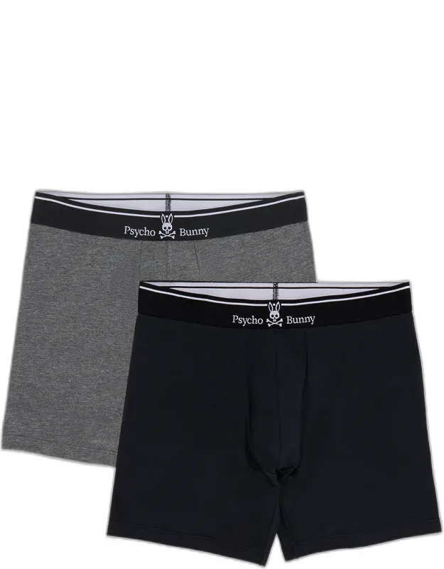 Solid Knit Boxer Briefs 2 Pack