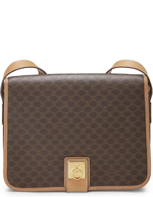 Coated Canvas Macadam Shoulder Bag