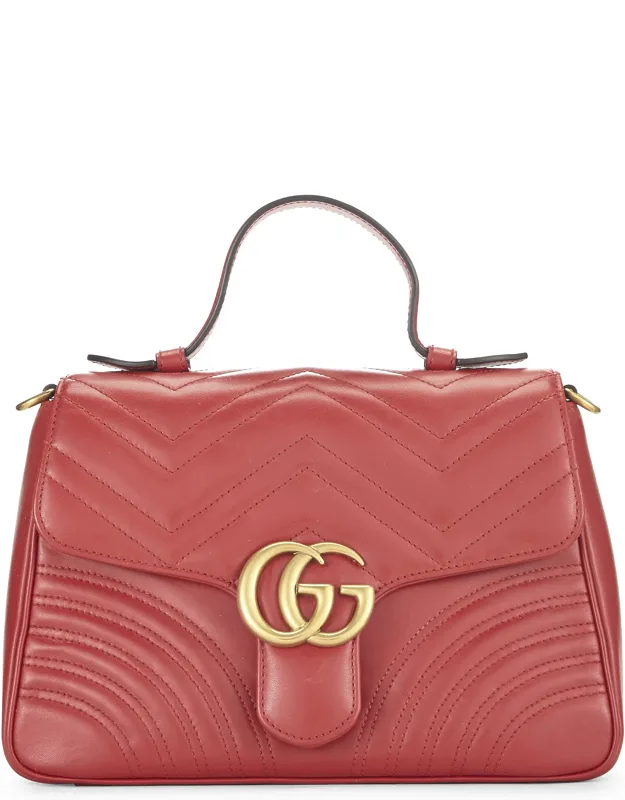 Leather Top Handle Shoulder Bag