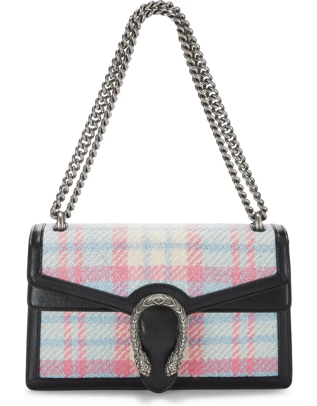 Multicolor Tweed Shoulder Bag
