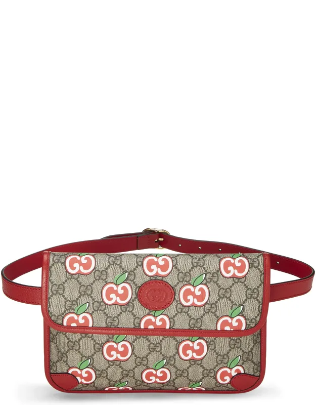 Original Gg Supreme Canvas Apple Belt Bag